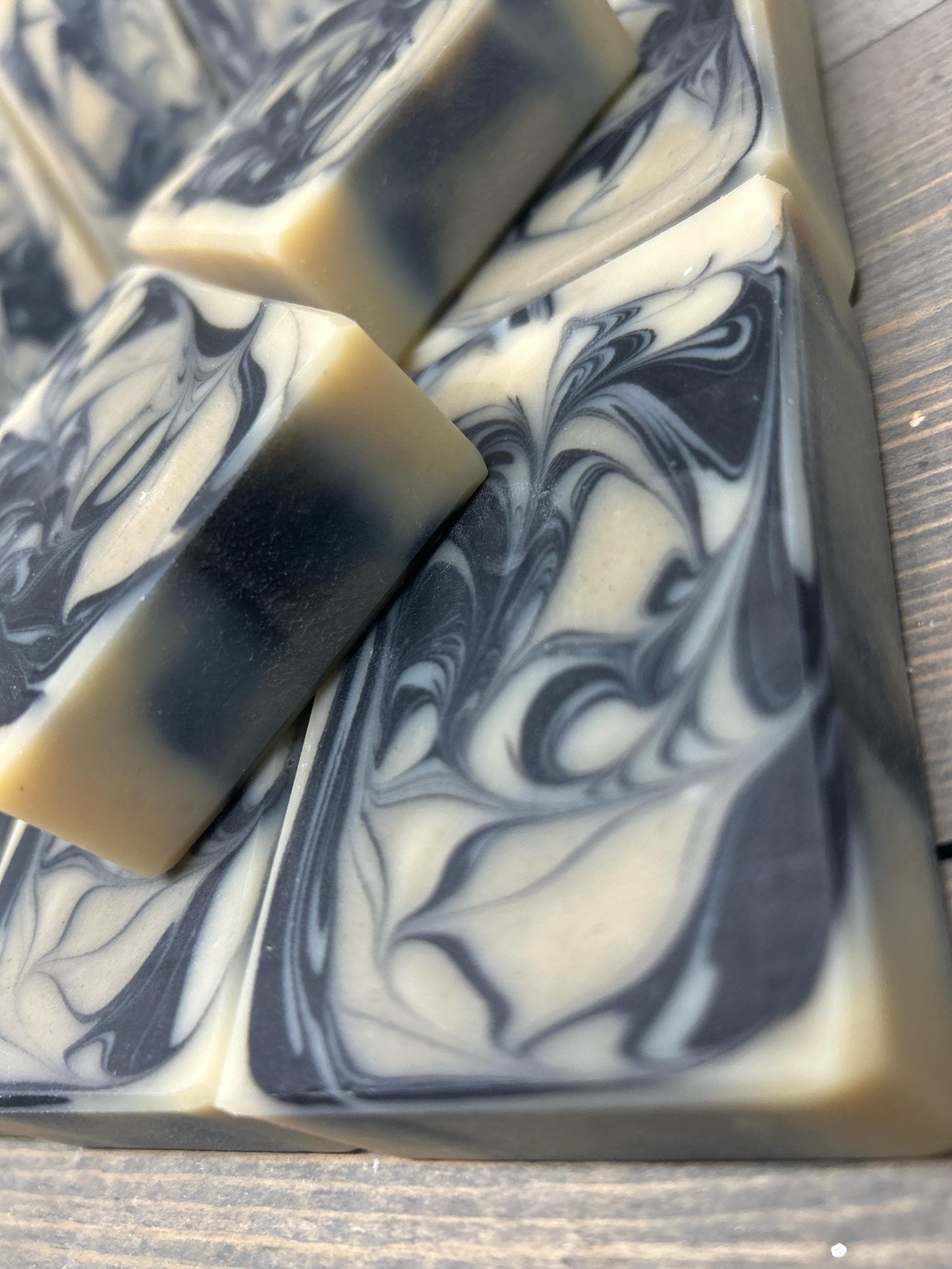 Blessed Soap, Goat Milk, Bentonite Clay, Charcoal Soap, 5.0 oz. Luscious bubbles! Lather, cleansing with care for your skin!