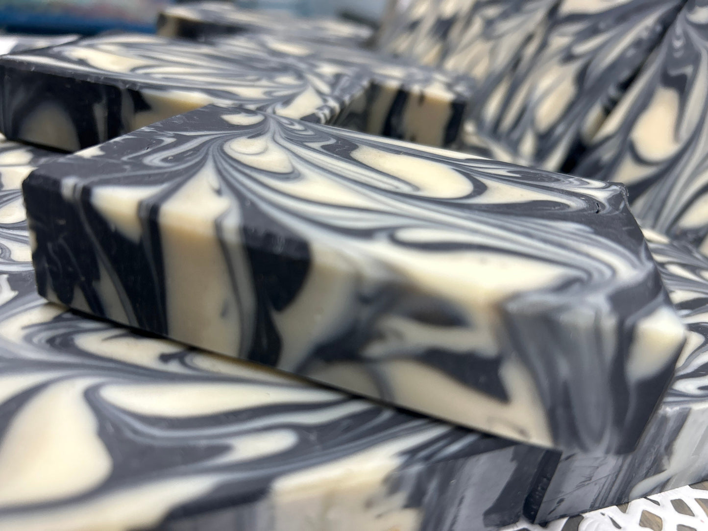 Acne Bentonite Clay & Charcoal Bar Soap, lathers beautifully, leaves your skin clean!