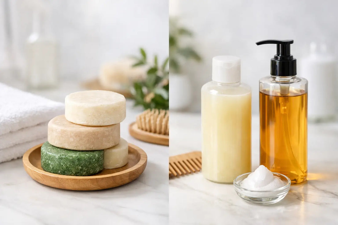 Shampoo Bars vs Liquid Shampoo