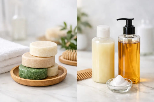 Shampoo Bars vs Liquid Shampoo