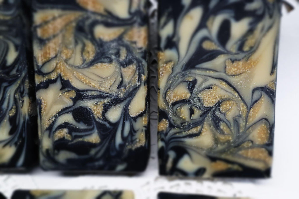 Sulfur Soap,***new VEGAN recipe***Bentonite Clay, Activated Charcoal, Tea Tree EO and Lemon EO 5.0 oz. Bar Soap,
