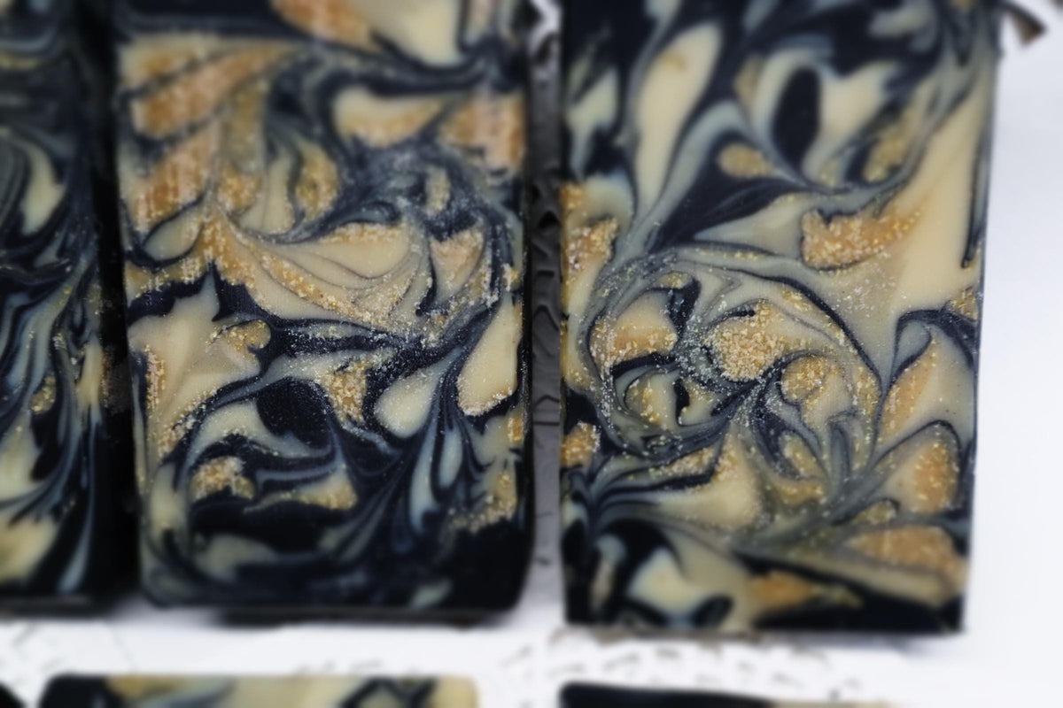 Sulfur Soap,***new VEGAN recipe***Bentonite Clay, Activated Charcoal, Tea Tree EO and Lemon EO 5.0 oz. Bar Soap,