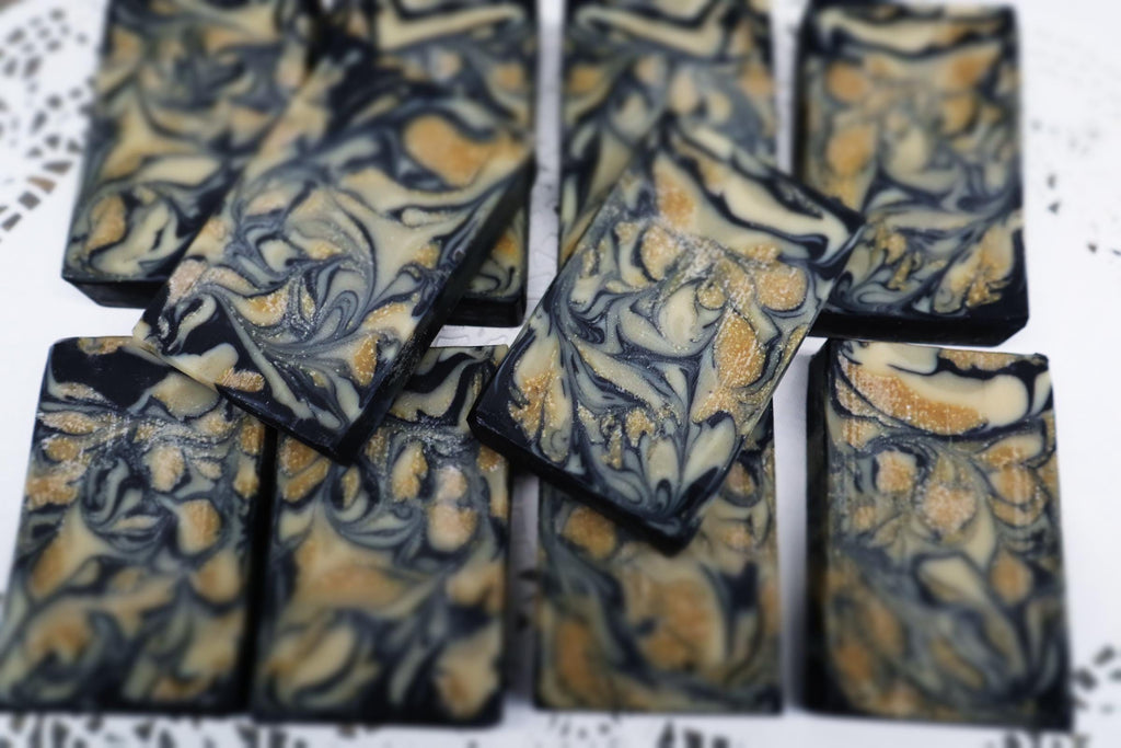 Vegan Sulfur Soap – Charcoal, Clay, Tea Tree & Lemon | 5 oz., Bentonite Clay, Activated Charcoal, Tea Tree EO and Lemon EO 5.0 oz. Bar Soap,