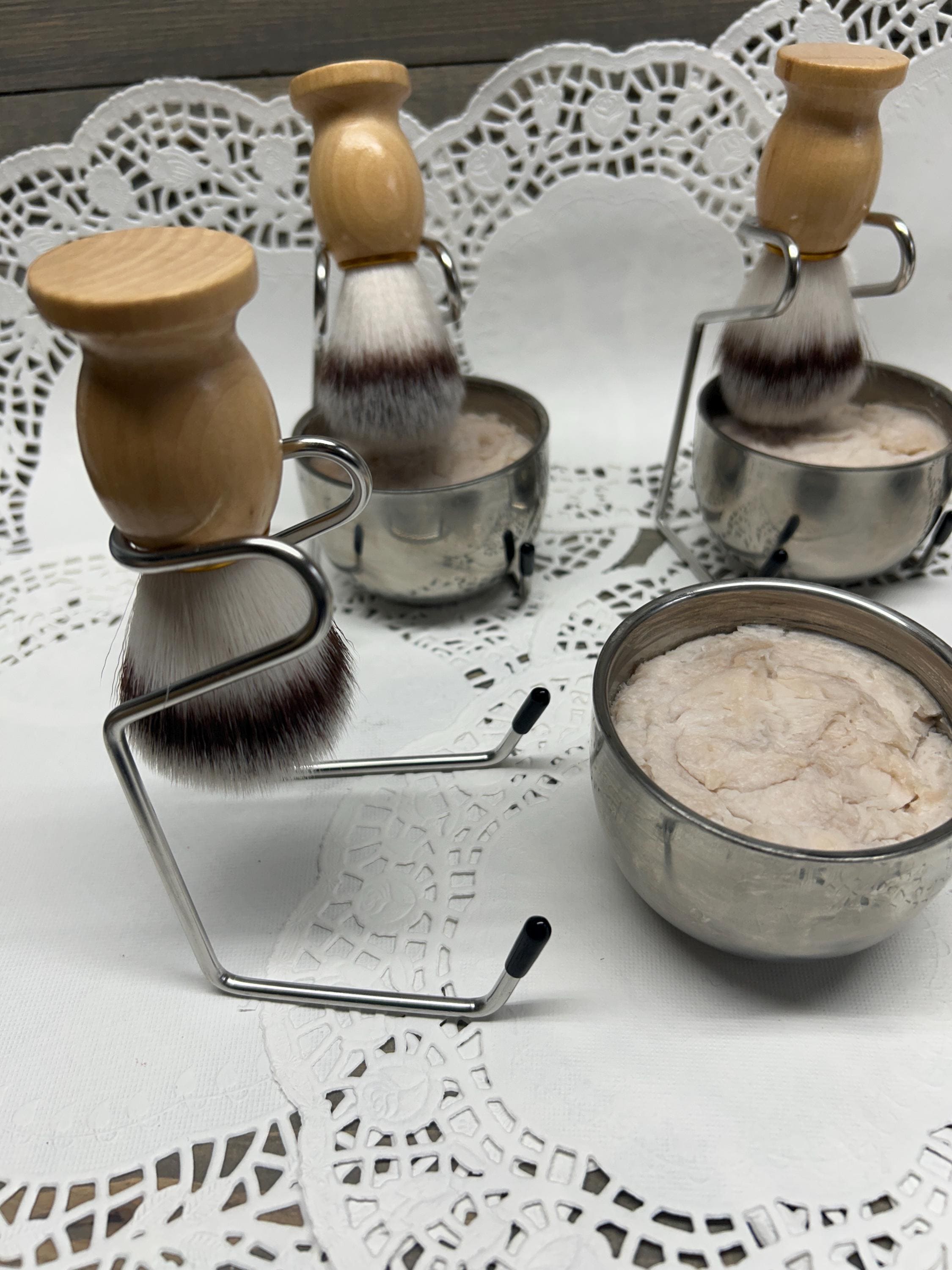 Shaving Soap Set 5 oz | Barbershop Creamy Wet Shave Kit