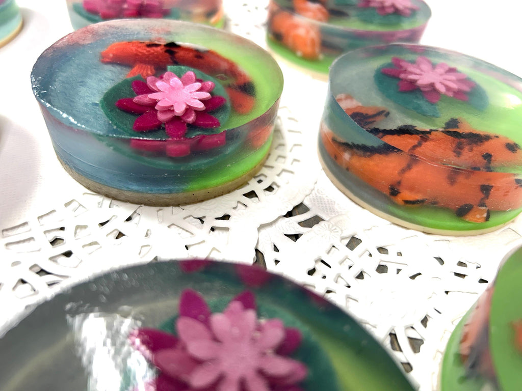 Glycerin Koi Fish Soap! Orange Koi Fish, Limited Quantity, fragrance in Ocean Mist!