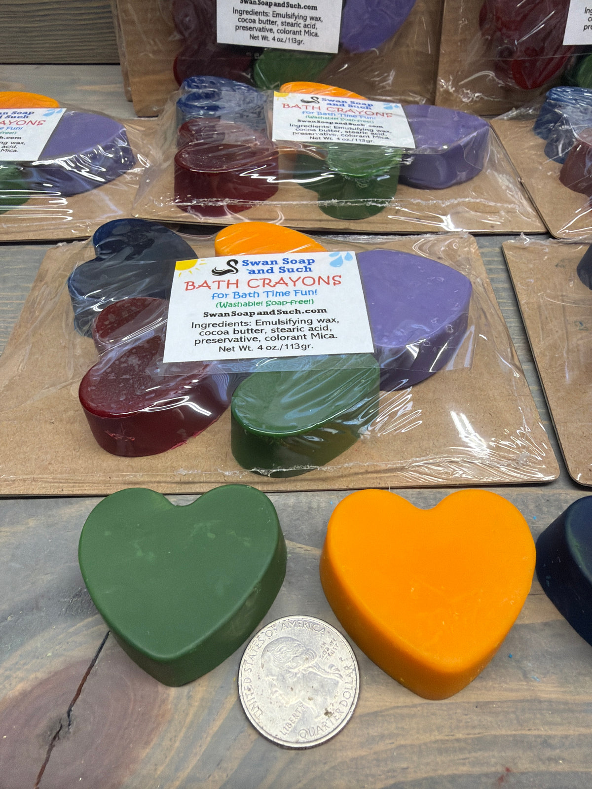 BATH CRAYONS HEART SHAPE FOR BATH TIME FUN! Oh, the creativity!