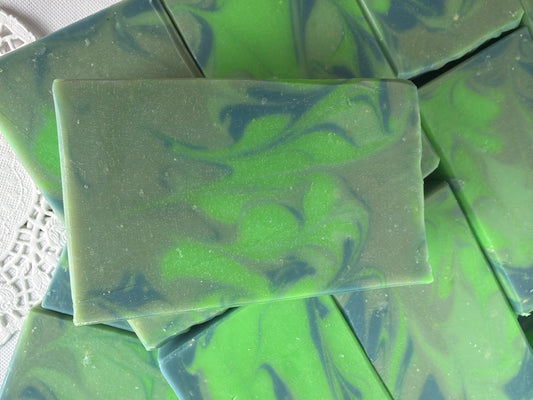 Aloe Vera and Cucumber Soap made with real Cucumber and real aloe inner leaf, Lovely lather