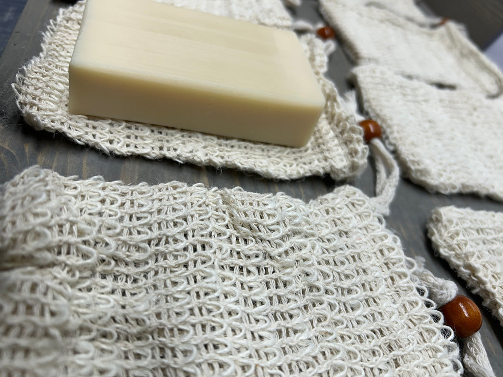Sisal Soap Saver Bag – Exfoliating Soap Pouch for Gentle Skin Care