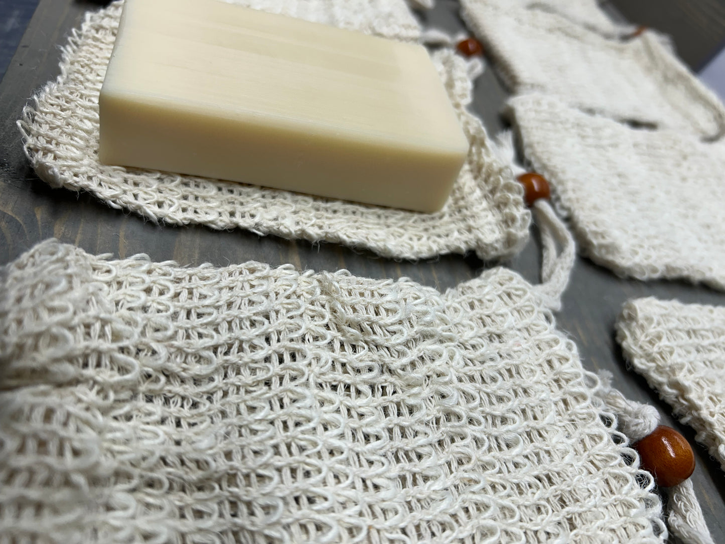 Sisal Soap Saver Bag – Exfoliating Soap Pouch for Gentle Skin Care
