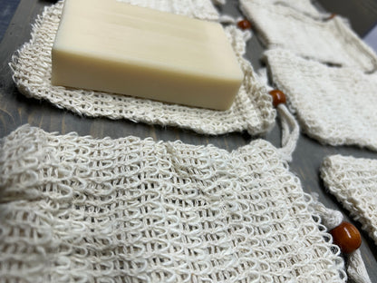 Sisal Soap Saver Bag – Exfoliating Soap Pouch for Gentle Skin Care