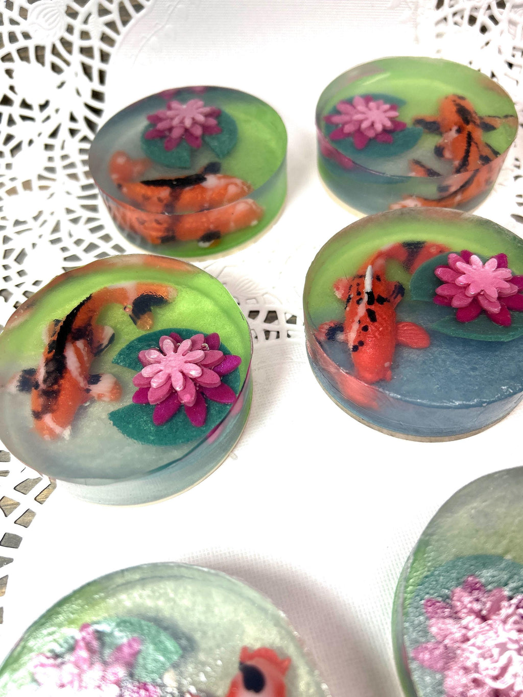 Glycerin Koi Fish Soap! Orange Koi Fish, Limited Quantity, fragrance in Ocean Mist!