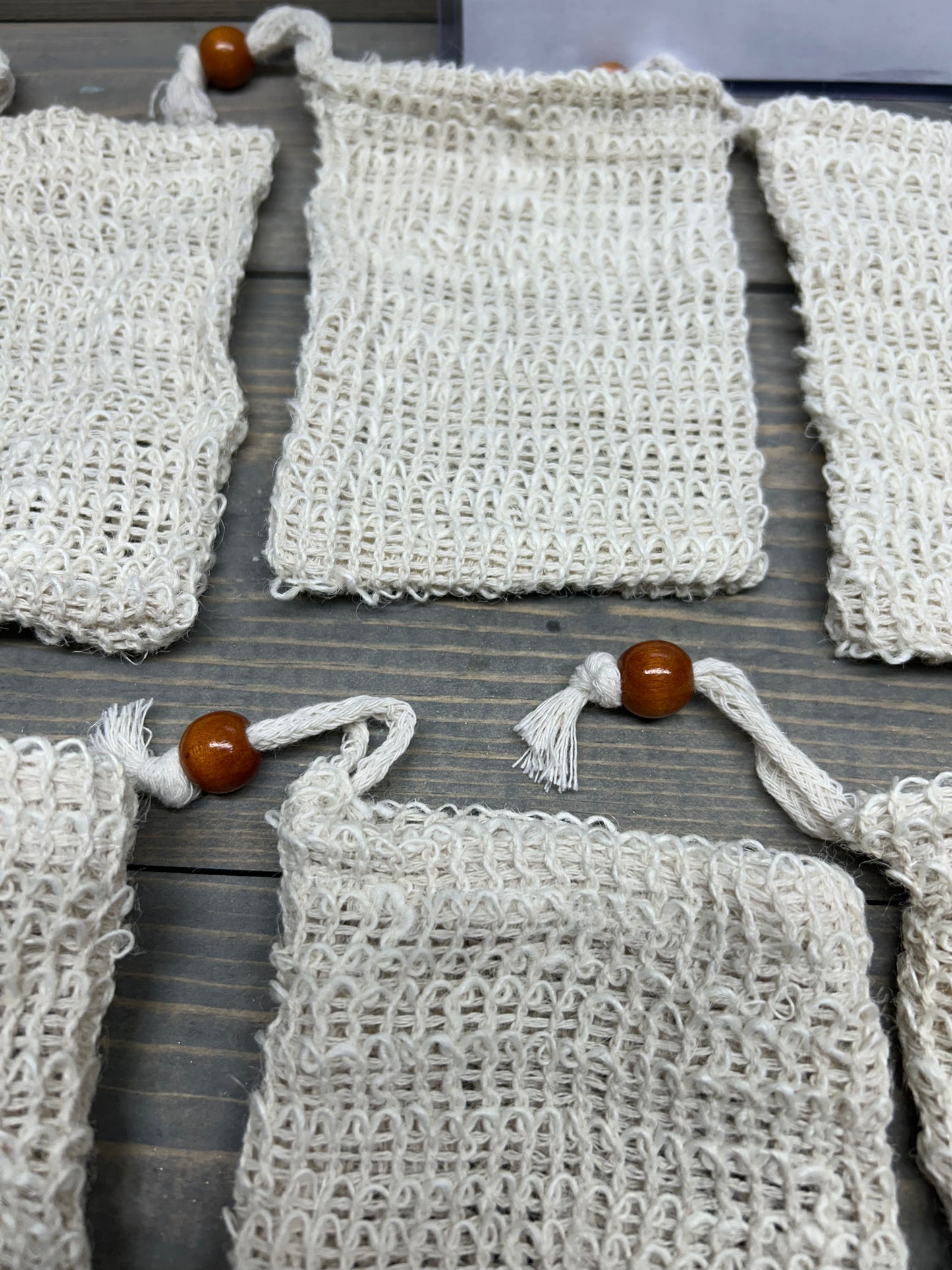 Sisal Soap Saver Bag – Exfoliating Soap Pouch for Gentle Skin Care