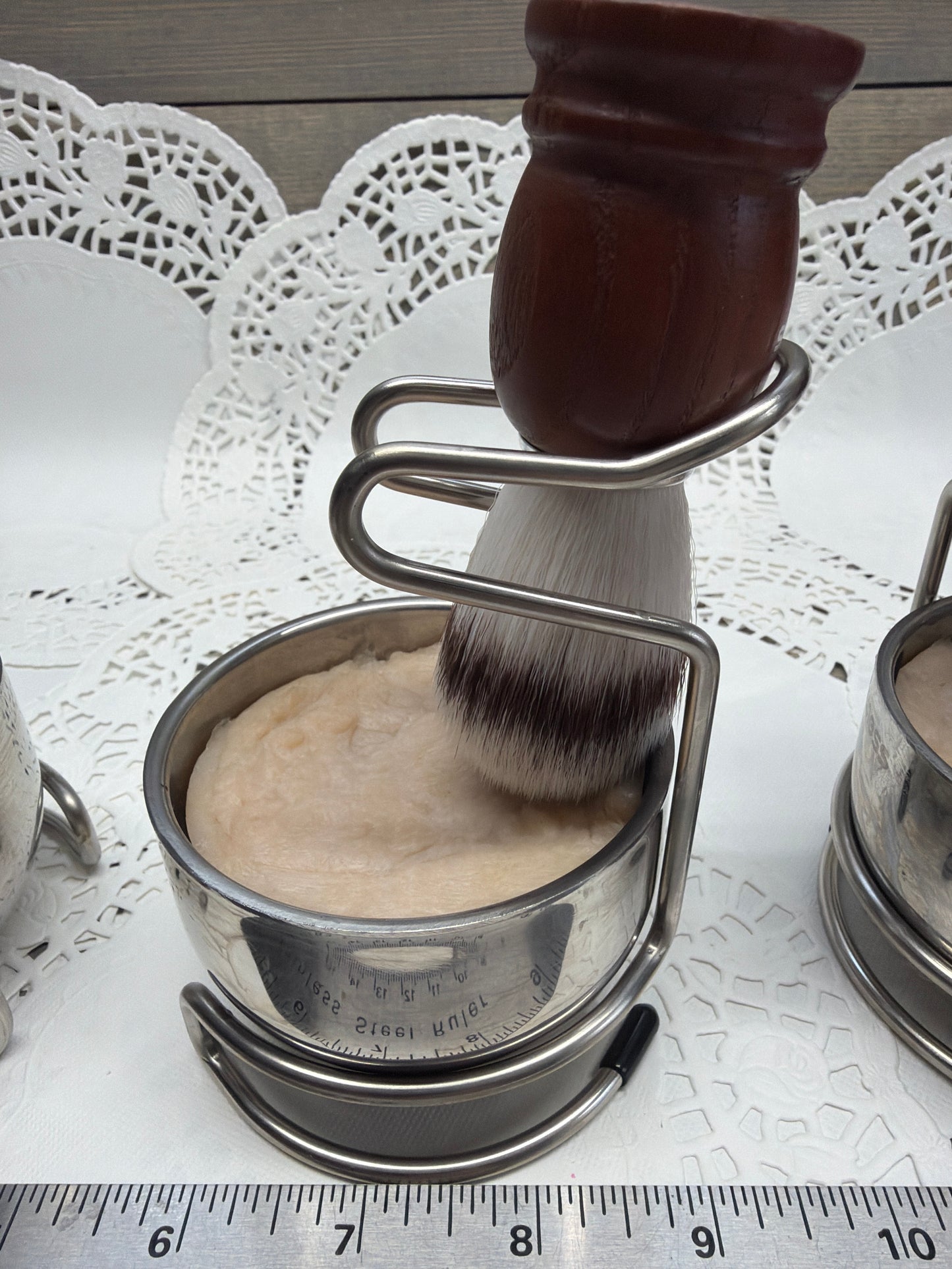 1920’s Barber Shop Shaving Soap Set # 2 – 5 oz Cup & Brush, 5.0 oz. Authentic Barbershop wet shave soap,  Super rich, creamy, 1920’s barber shop fragrance