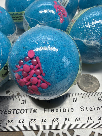 Bath Bomb - Honeysuckle Jasmine Bath Bombs - - Quality ingredients for soft luxurious bath, feels so good - 4.5 oz - 2.5"