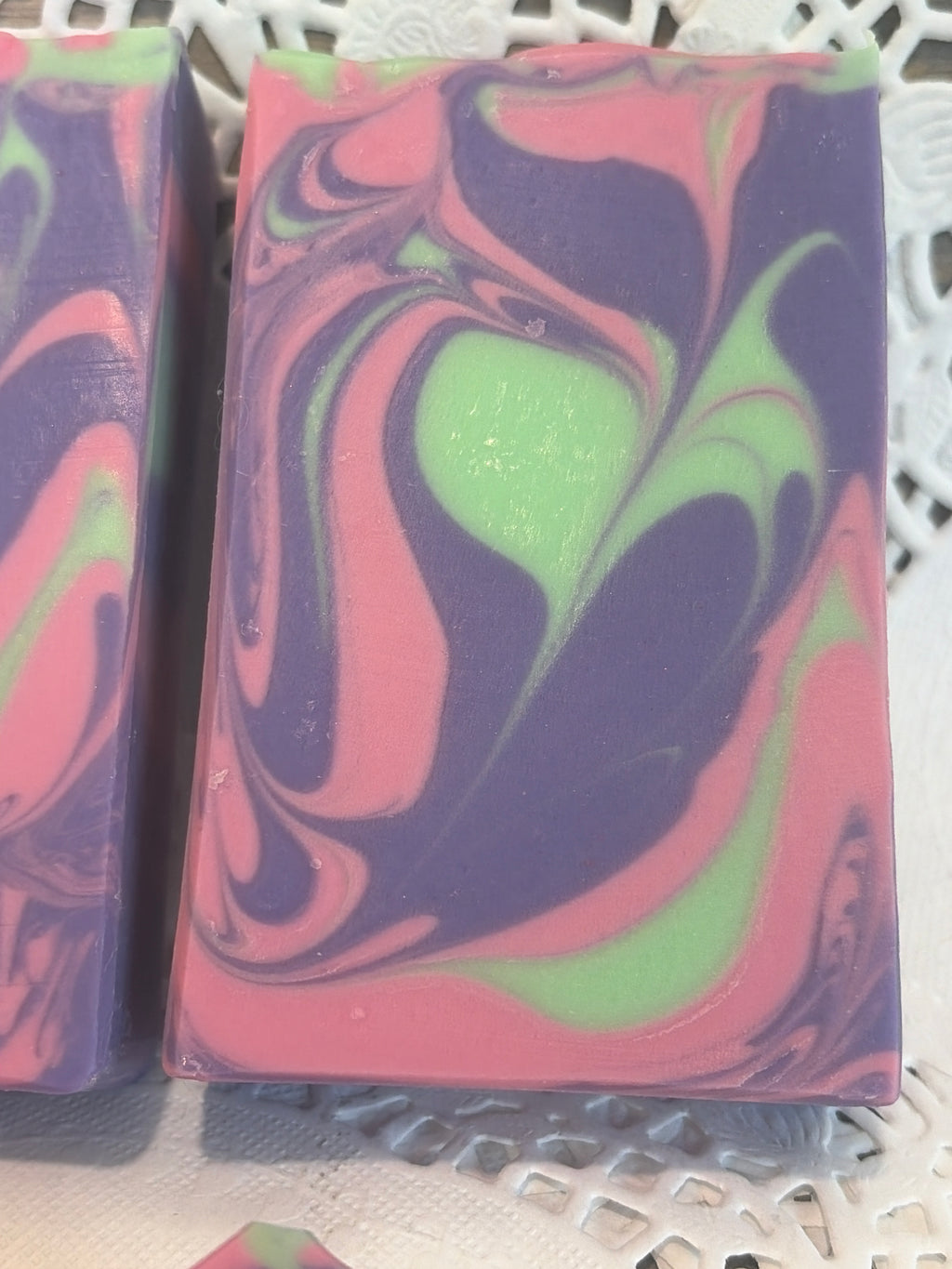 Love Spell Soap – Fruity Floral Handmade Bar, 5.0 oz., Bubbly Soap, Creamy Soap, Fruity and Floral light scent
