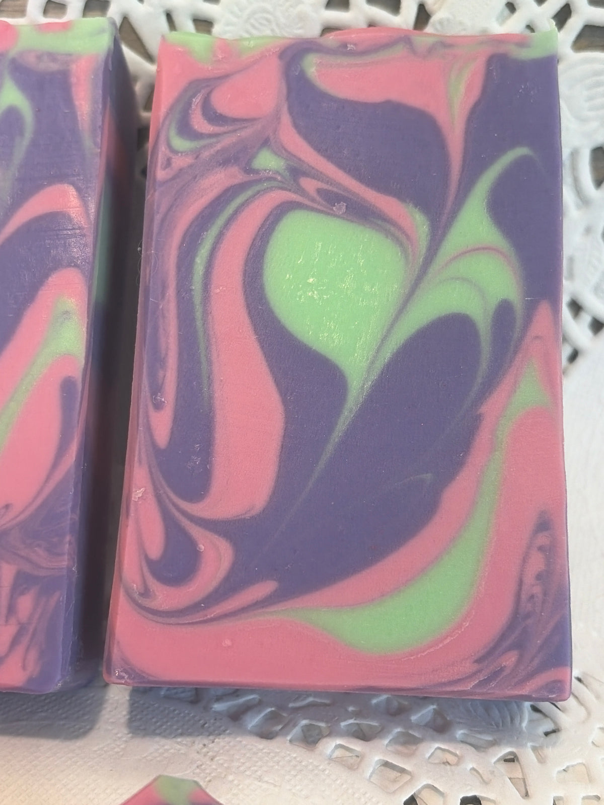 Love Spell Soap – Fruity Floral Handmade Bar, 5.0 oz., Bubbly Soap, Creamy Soap, Fruity and Floral light scent