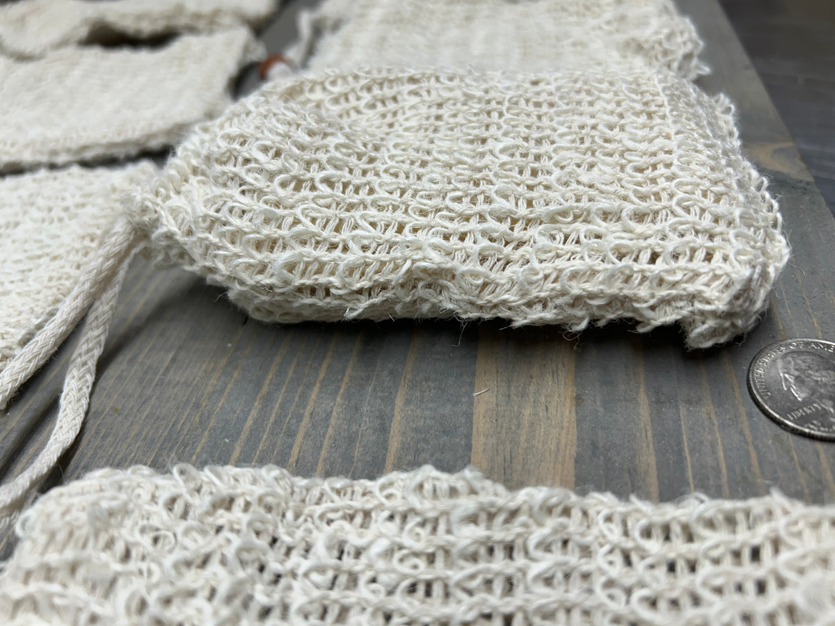 Sisal Soap Saver Bag – Exfoliating Soap Pouch for Gentle Skin Care