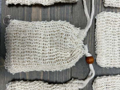 Sisal Soap Saver Bag – Exfoliating Soap Pouch for Gentle Skin Care