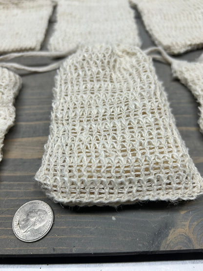 Sisal Soap Saver Bag – Exfoliating Soap Pouch for Gentle Skin Care