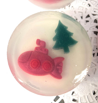 Christmas  Soap, 4.0 oz., Gifts for everyone, kids, children, teens, Mom, Dad, Uncle, Aunt,grandma, Grandpa