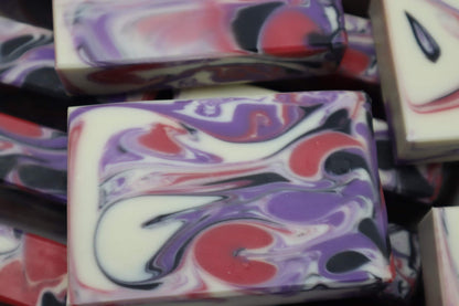 Black Raspberry Vanilla Soap, A Popular Super Lathering , bubbly, sudsy soap you will be sure to enjoy everyday!