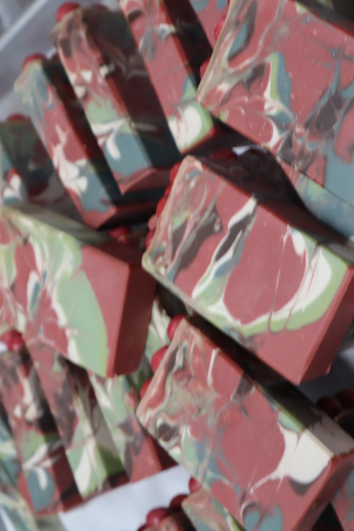 Cherry Almond Soap, Luxurious Sudsy lather that cleans and smells so good you'll want to use it everyday! 5.0 oz.
