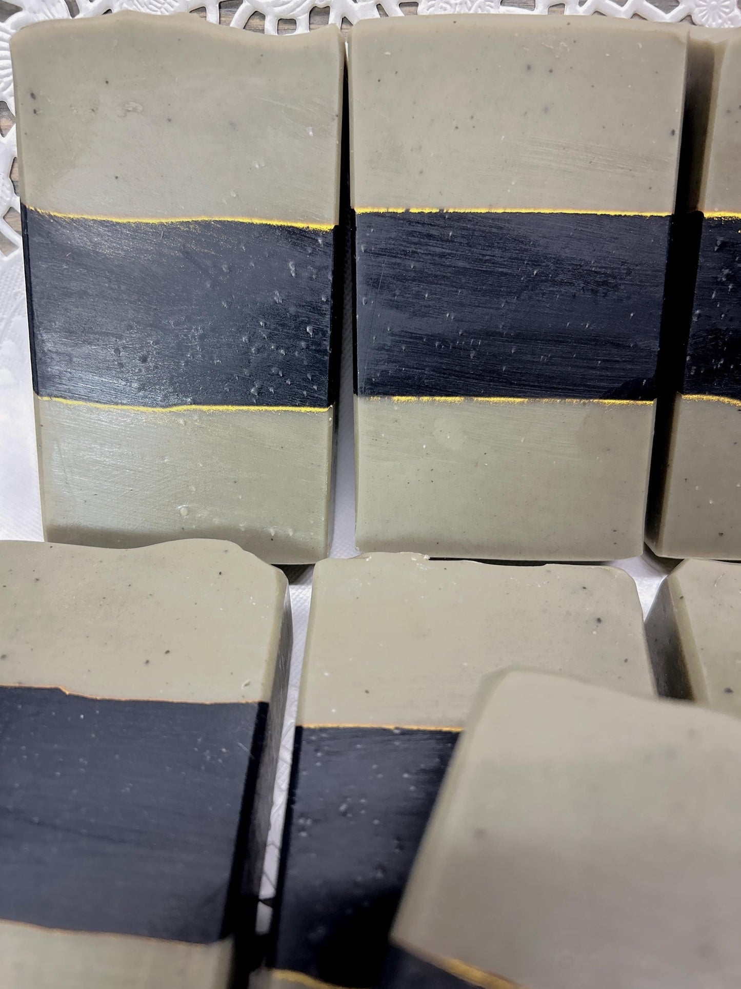 Dead Sea Clay Soap – Detoxifying & Luxurious, 5.0 oz. Handmade Bar, Activated Charcoal, Tea Tree EO and Lemon EO 5.5 oz Bar Soap, leaves your skin clean!