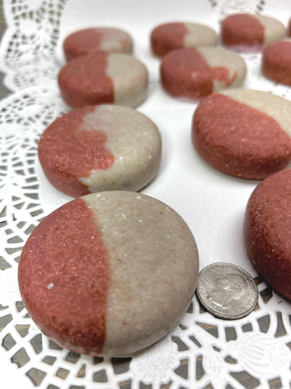 Lavender Mint Himalayan Salt Bar Soap,  100% Organic Coconut oil, Coco butter, Castor Oil, Lavender & Peppermint EO, VERY EXFOLIATING!