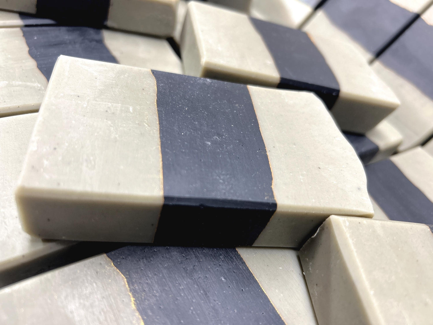 Dead Sea Clay Soap – Detoxifying & Luxurious, 5.0 oz. Handmade Bar, Activated Charcoal, Tea Tree EO and Lemon EO 5.5 oz Bar Soap, leaves your skin clean!