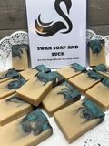 Beachwood Vetiver Goat Milk Soap, intoxicating scent, beach inspired, creamy lather, cleans and aromatic