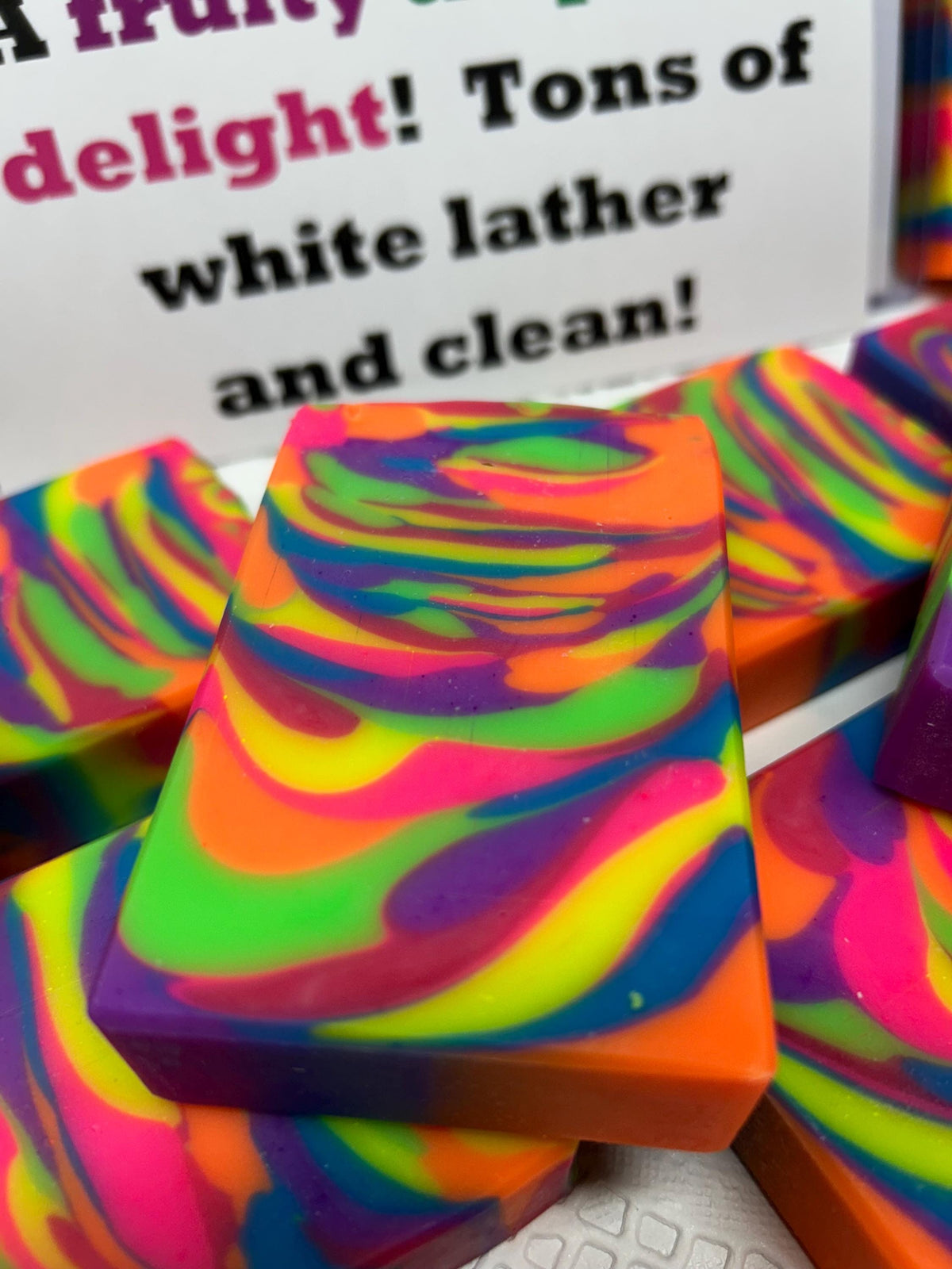 Bora Bora Soap | Tropical Fruity, Moisturizing Bar, a fruity blend with lather galore for your cleansing enjoyment 5.0 oz. Long lasting!