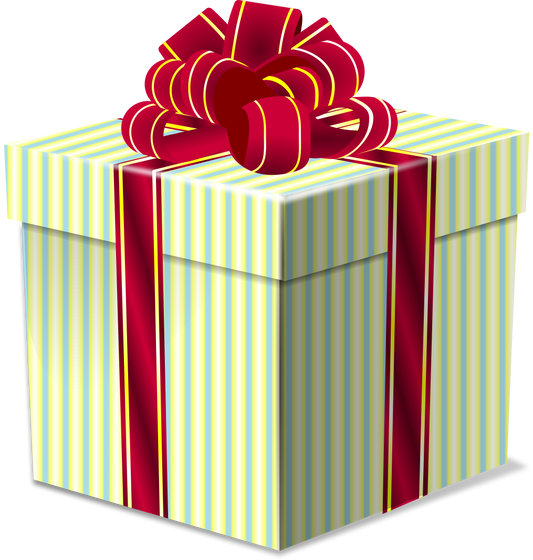 A gift box image representing the gift card
