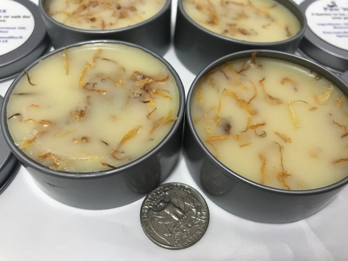Paw Wax Paw Balm for Dogs and Cats 1.5 oz. with Calendula Flower Petals, natural paw balm, moisturizing paw balm