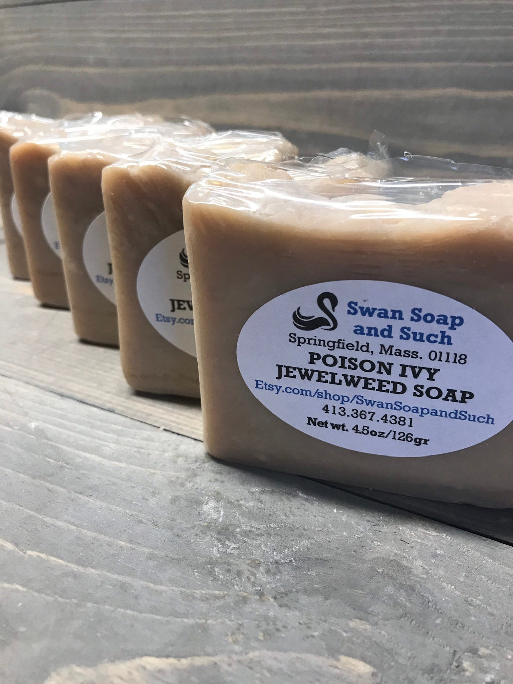 Jewelweed Poison Ivy Soap 4.5 oz. - A very special bar of soap! Use immediately after exposure to Poison Ivy or bug bites.