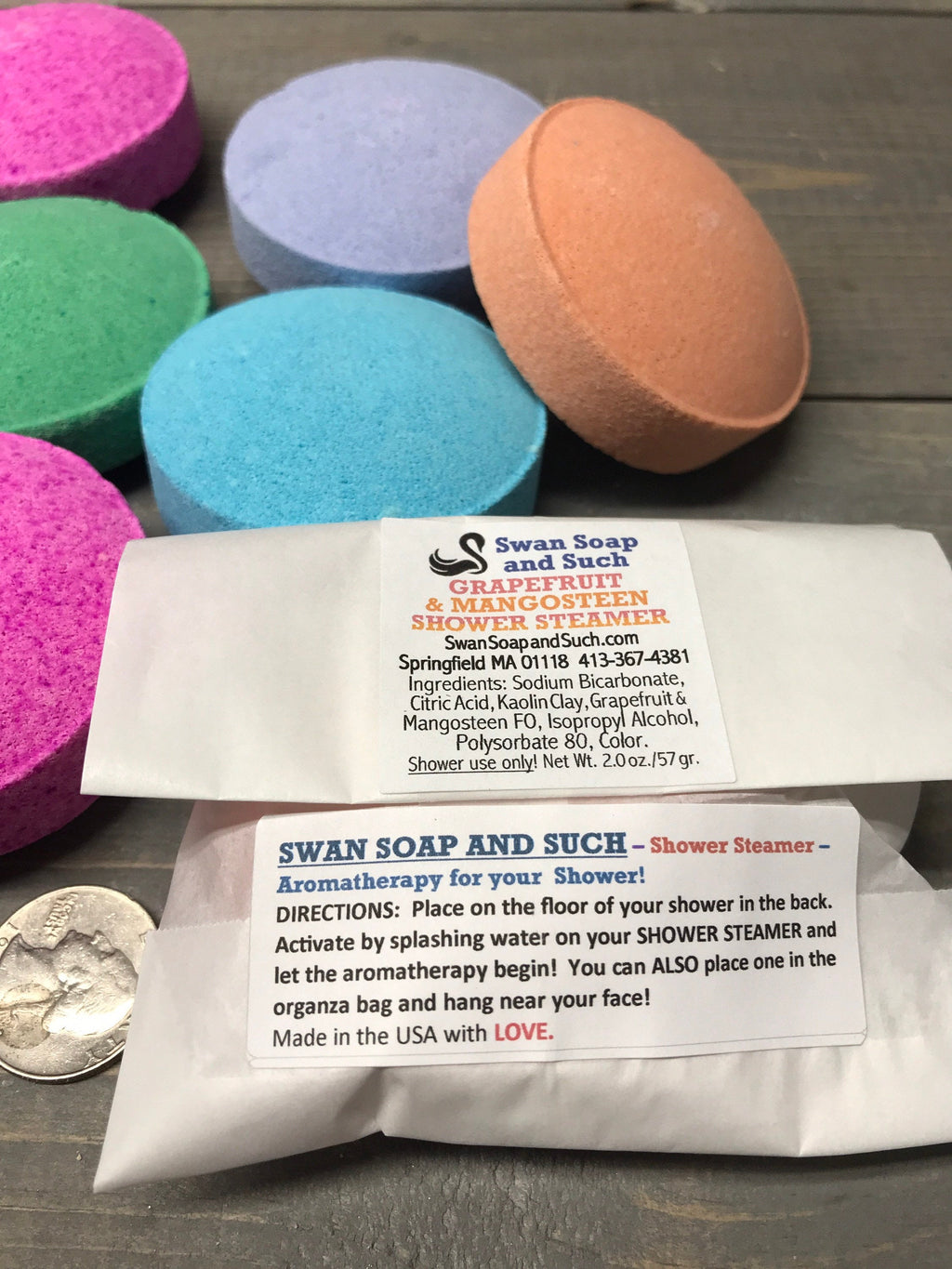 Special - 18 count 2+ oz. BIG Shower Steamers - Shower Bomb, Shower Fizzy, Shower Fizzie, Your Choice of Scent(s)