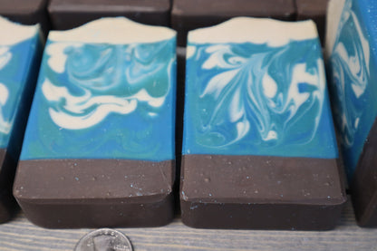 A photo of Caribbean Teakwood Soap, closeup