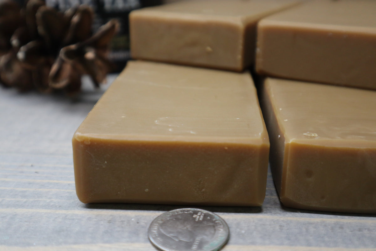 Pine Tar Soap - Lots of White Bubbles! 4.5 - 5.0 oz.