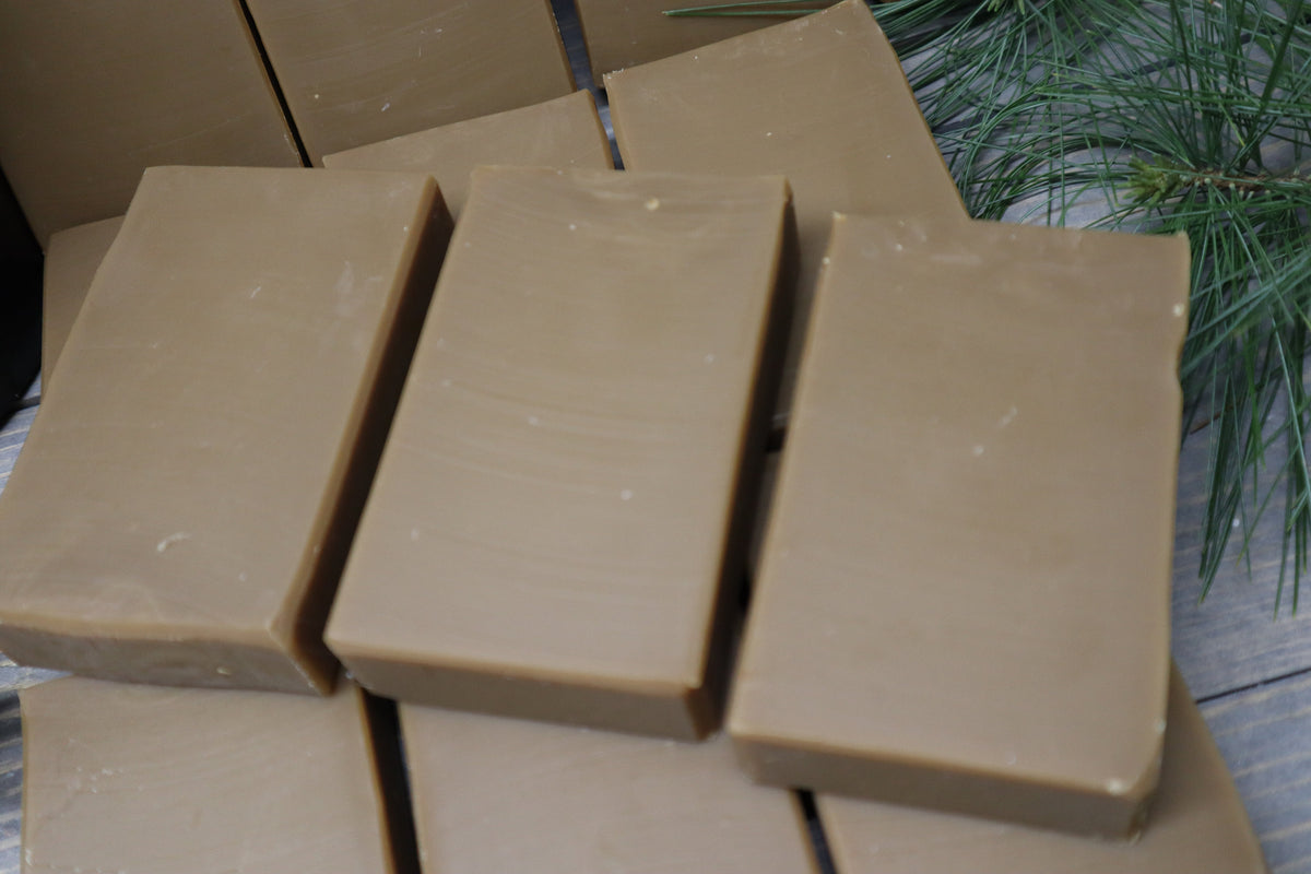 Pine Tar Soap - Lots of White Bubbles! 4.5 - 5.0 oz.