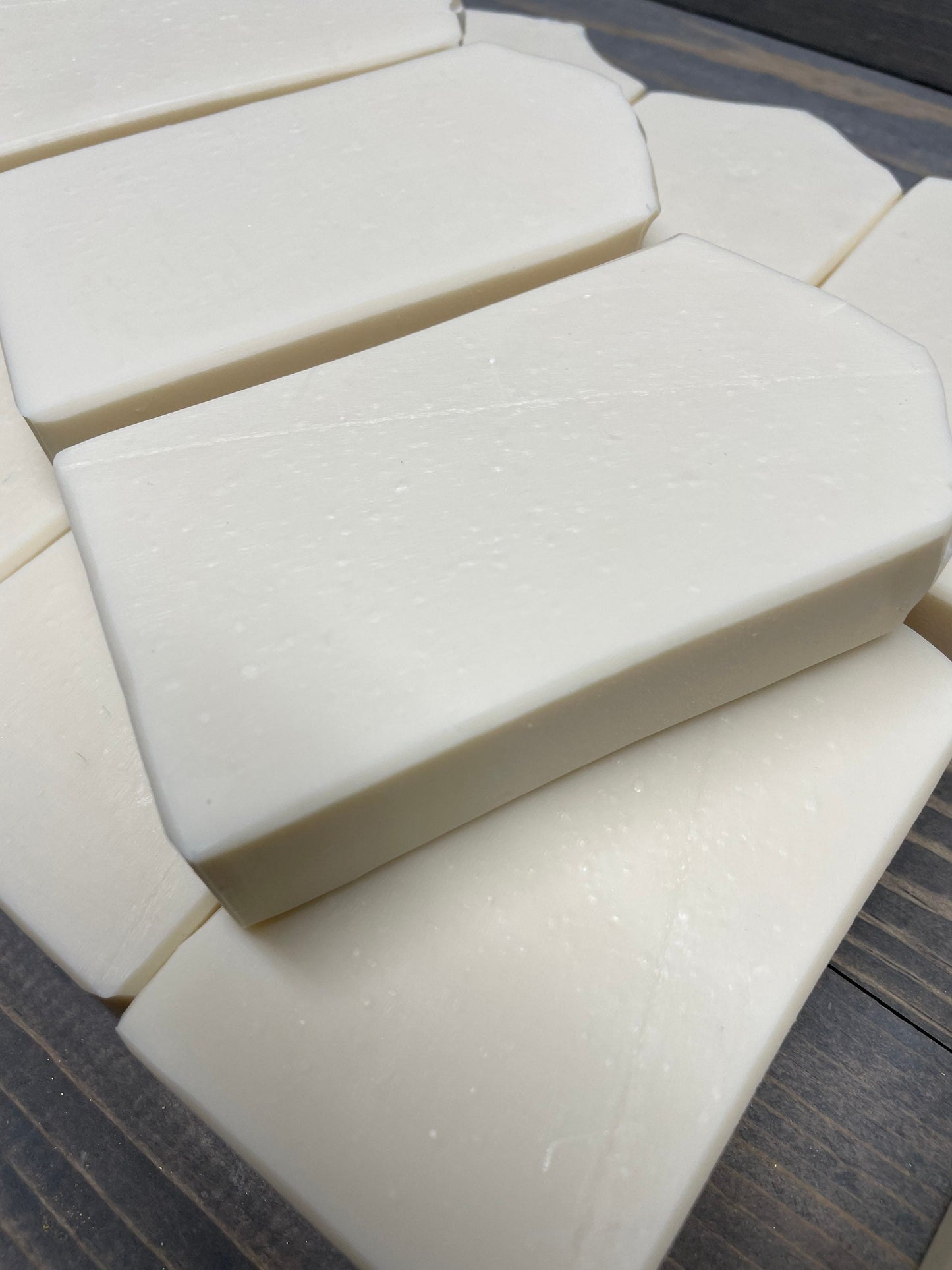 A photo of several Clean Cotton Soap in WHITE - 5.0 oz. Bar Soap bars