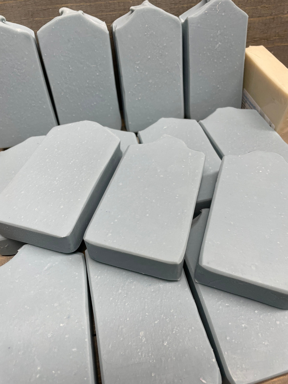Clean Cotton Soap in BLUE CLAY- 5.0 oz. Bar Soap, bubbly Soap, creamy soap, fresh scent soap