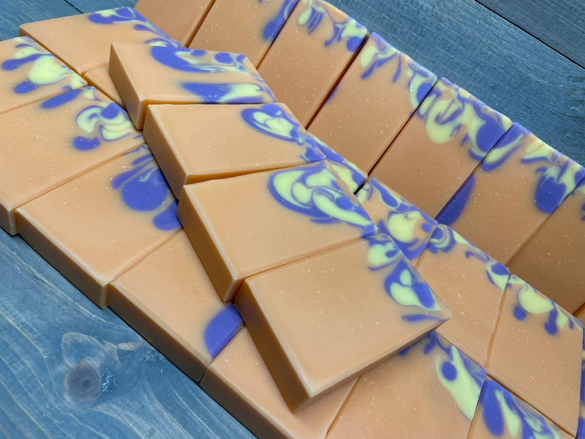 Citrus & Lavender 5.0 oz Bar Soap, Essential oil soap, bubbly soap, creamy soap