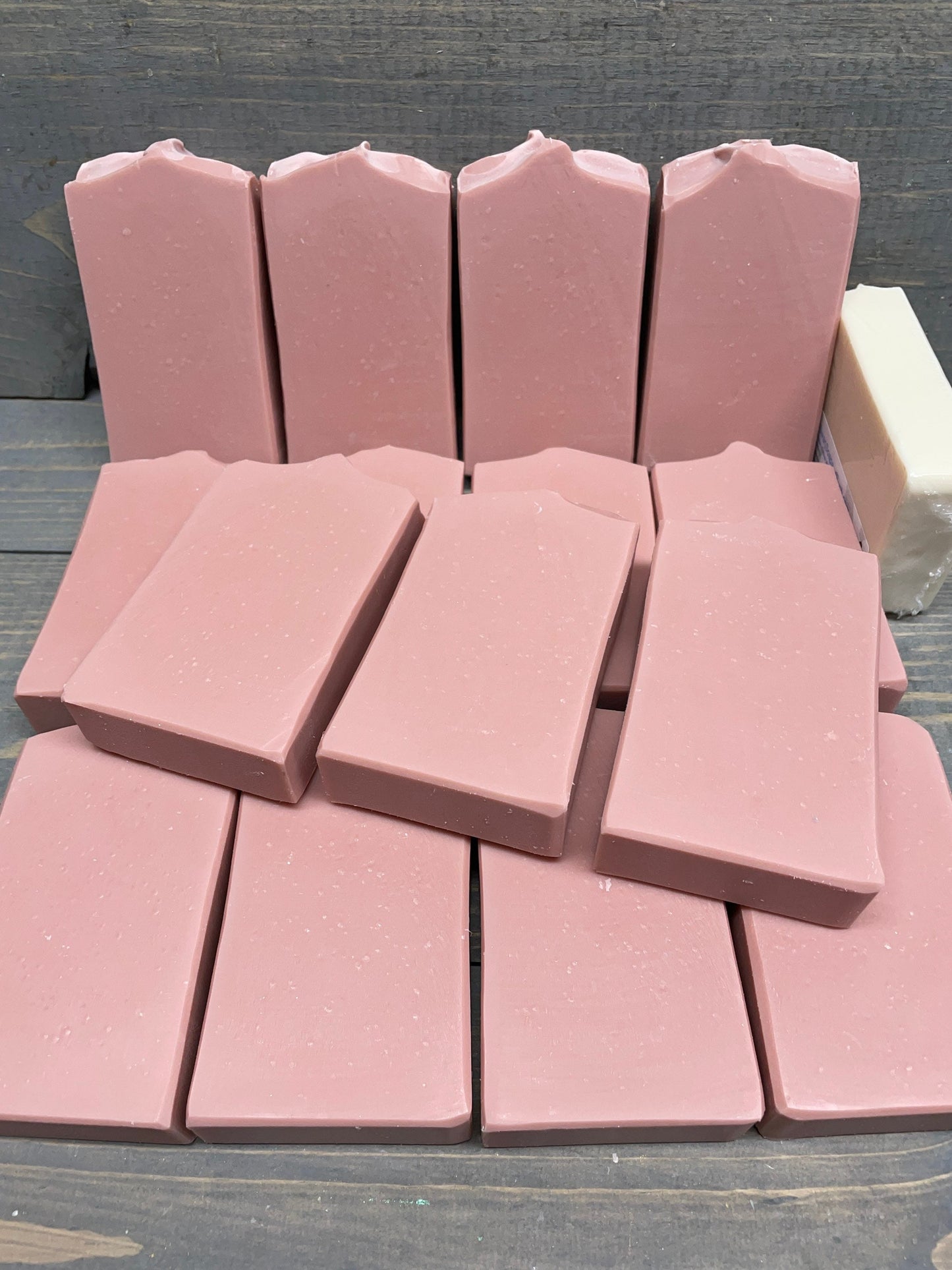 A photo of Clean Cotton Soap in PINK CLAY- 5.0 oz. Bar Soap