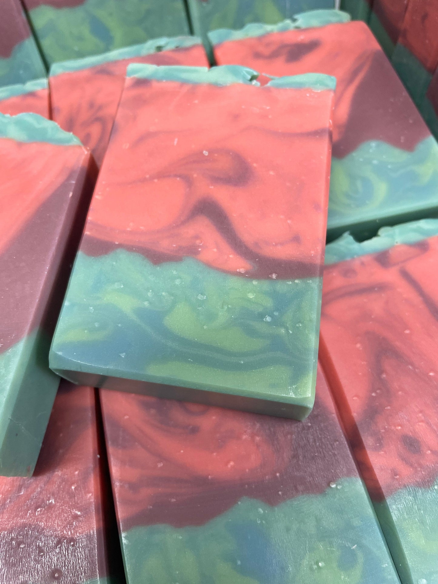 A photo of several Cranberry Fig Soap bar soaps 