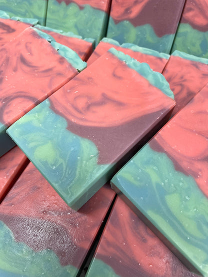 A photo of several Cranberry Fig Soap bar soaps 