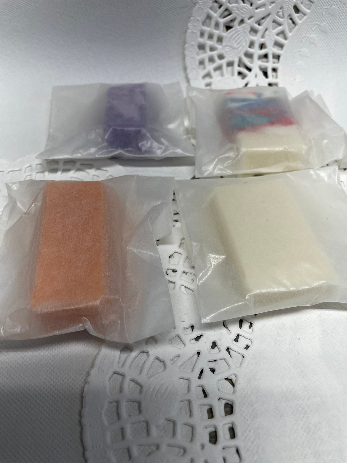 1/2 lb. Soap Samples - Assortment - 8 oz., gentle soap. Bubbly Soap, Creamy Soap,