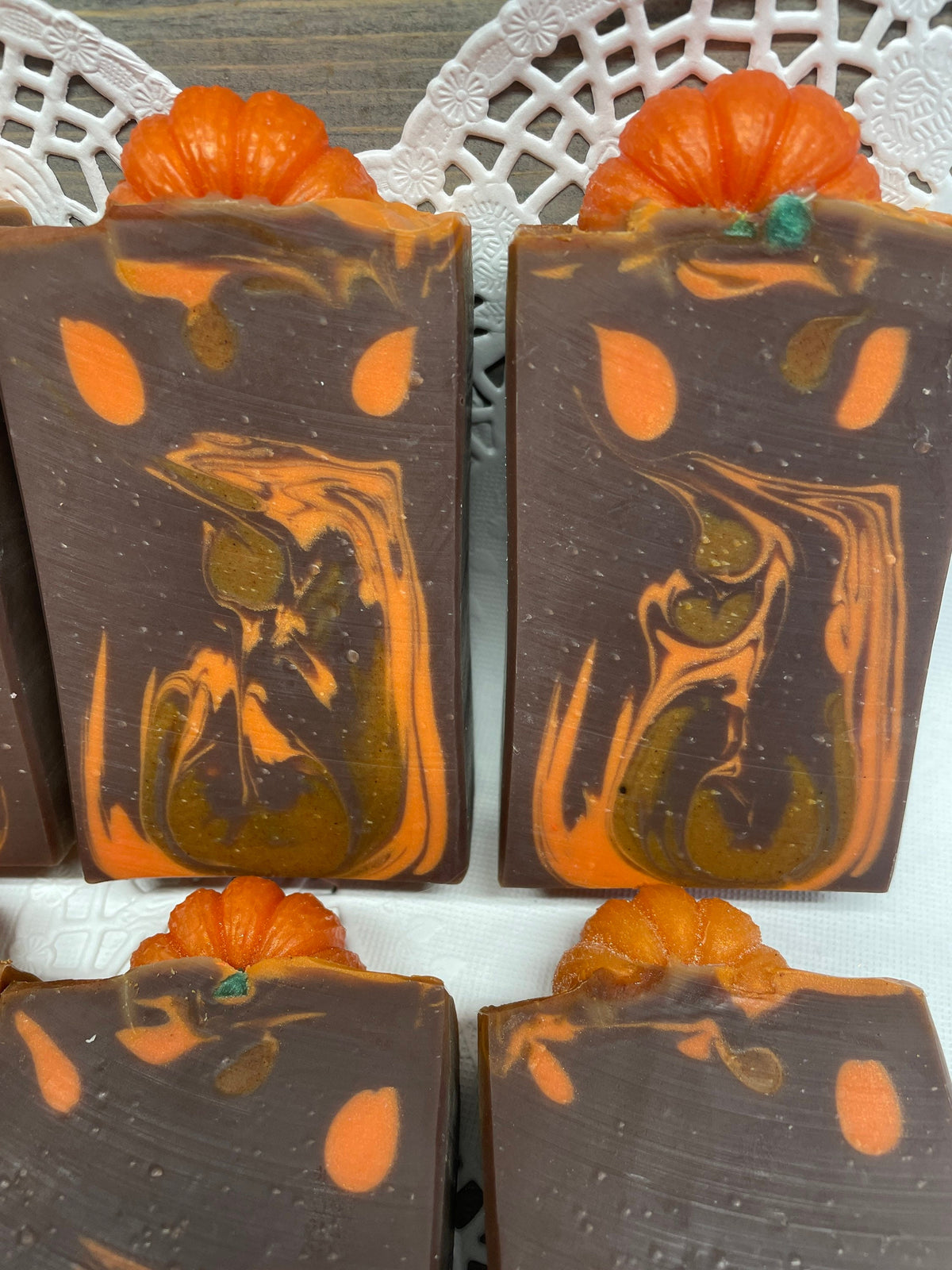 Pumpkin Spice Soap Soap, Lightly Spicy Scent, Lovely White Bubbles, Cleans and aromatherapy!