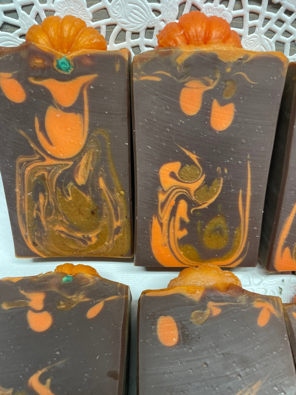 Pumpkin Spice Soap Soap, Lightly Spicy Scent, Lovely White Bubbles, Cleans and aromatherapy!