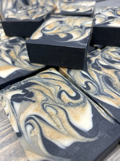 Sulfur Soap, Bentonite Clay, Activated Charcoal, Tea Tree EO and Lemon EO 5.5 oz Bar Soap, leaves your skin clean!