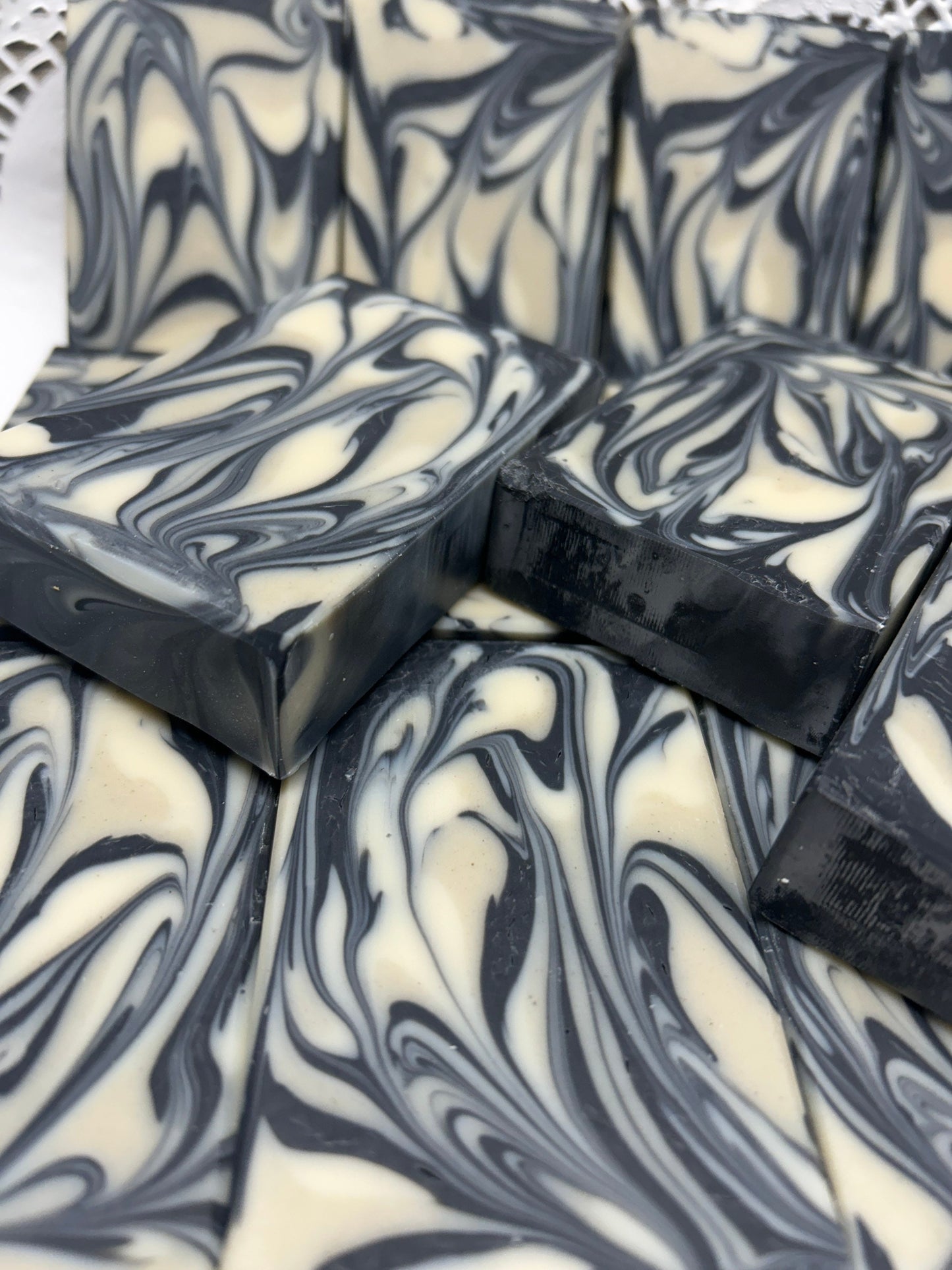 Acne Bentonite Clay & Charcoal Bar Soap, lathers beautifully, leaves your skin clean!