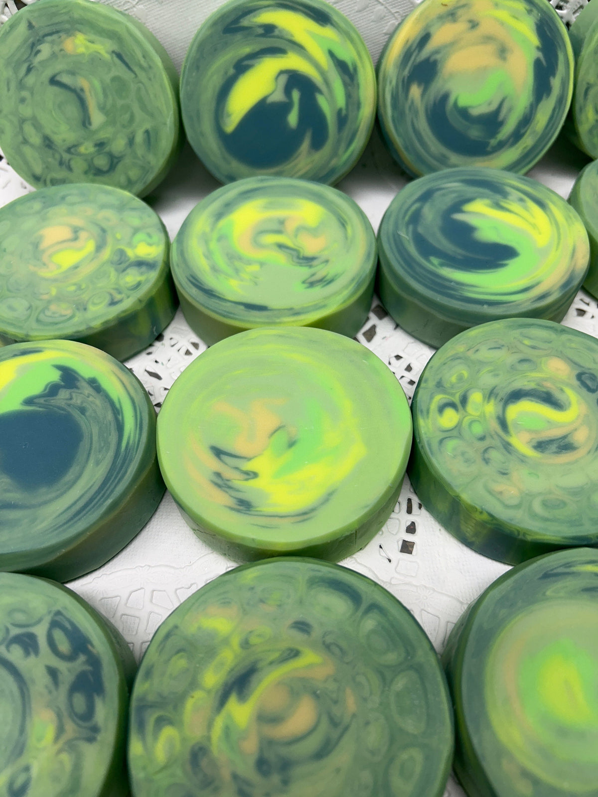 Eucalyptus Soap 3.50 oz., Round Soap, Essential Oil Soap, bubbly Soap, handcrafted soap